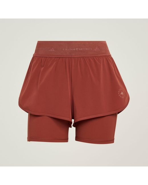 Adidas Red By Stella Mccartney Training 2In1 Short