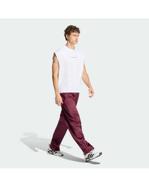 Adidas White Tennis Culture Graphic T.Shirt for men