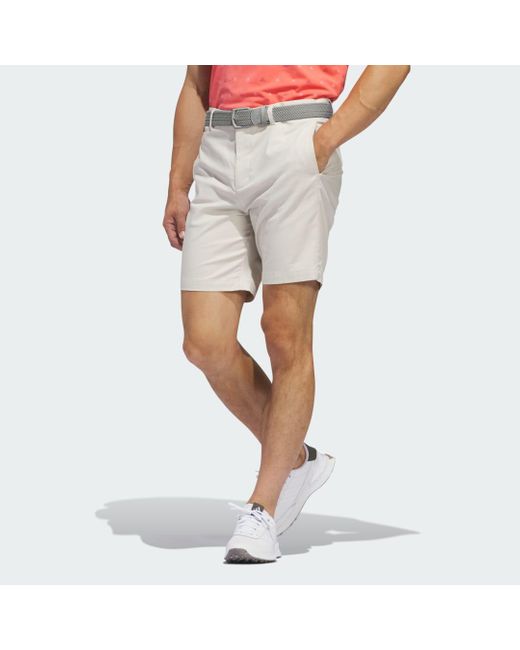Adidas White Go-to Five-pocket Golf Shorts for men