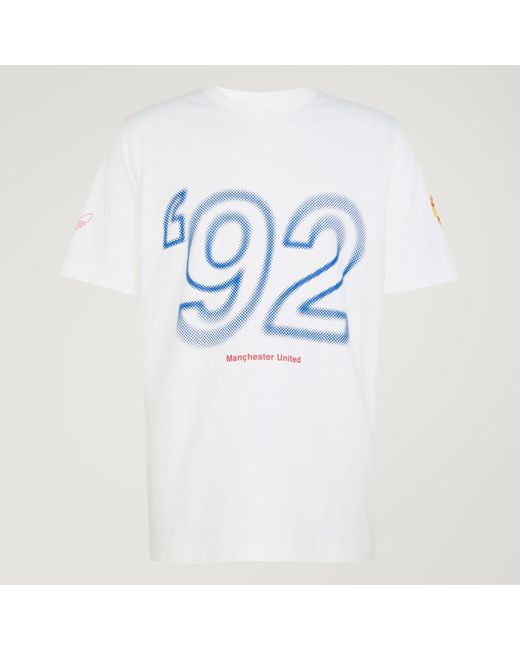 Adidas Blue Manchester United T-Shirt 90 for men