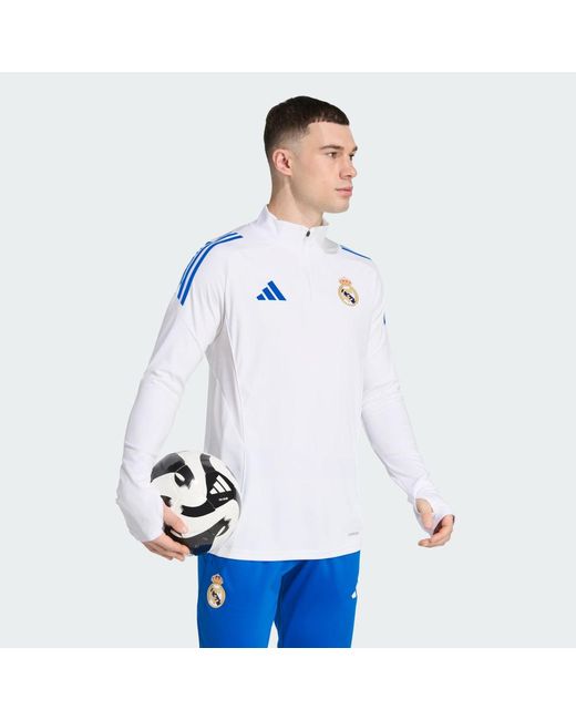 Adidas Blue Real Madrid Tiro 25 Competition Training Top for men