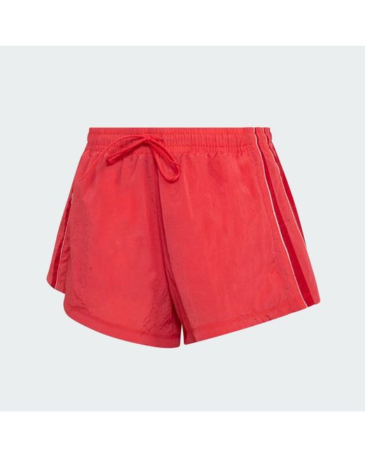 Adidas Red Santiago Woven Shorts