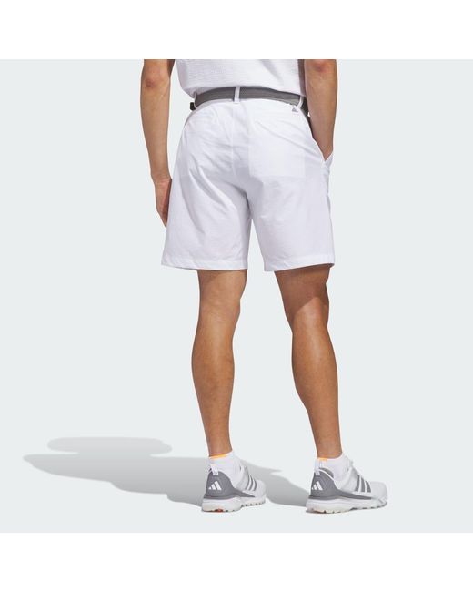 Adidas White Ultimate365+ 8.5-Inch Shorts for men