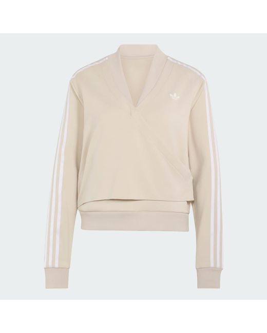 Adidas White Adiluna Season 2 Wrap Around Sstr Track Top