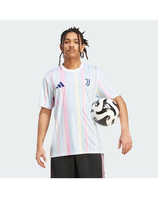 Camiseta Calentamiento Juventus 25/26 Adidas de hombre de color White