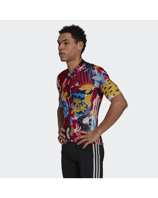 Adidas Red The Egle Cycling Jersey for men