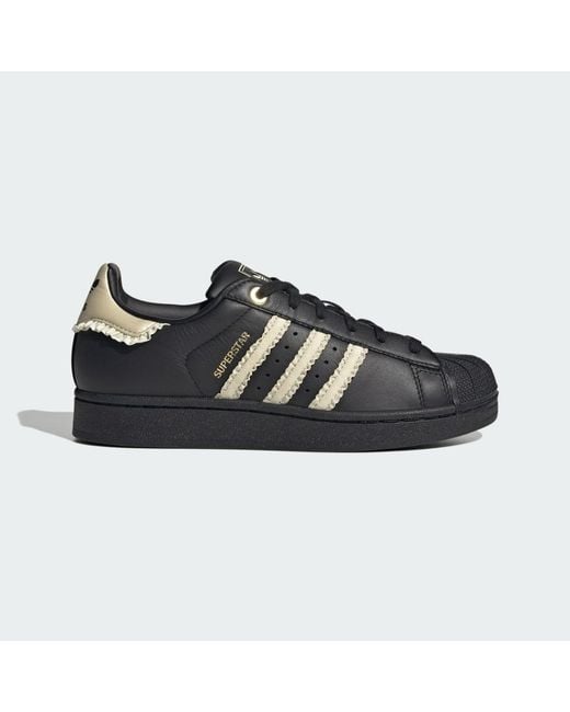 Adidas Black Superstar Ii Shoes