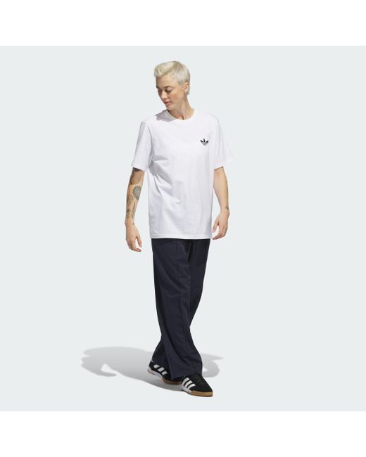 Adidas White Pintuck Pants (Gender Neutral)