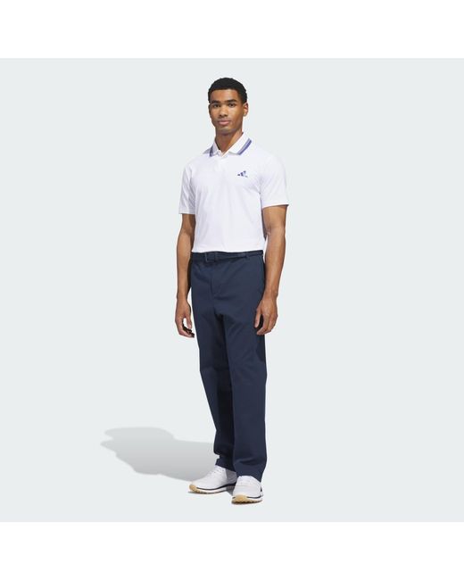 Adidas White Ultimate365 Tour Climacool Polo Shirt for men