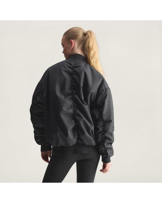 Adidas Black By Stella Mccartney Woven Bomber Printed