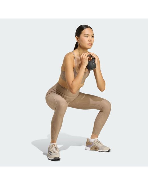 Adidas Natural Optimé Aop Full-Length Legging