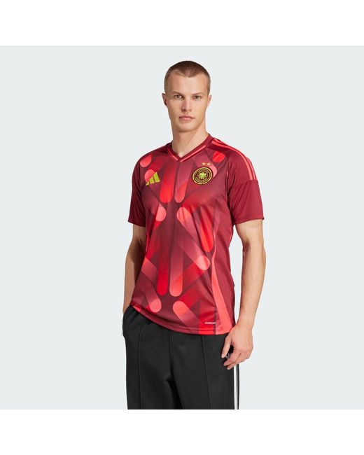 Adidas Red Germany 25 'S Team) Away Jersey for men