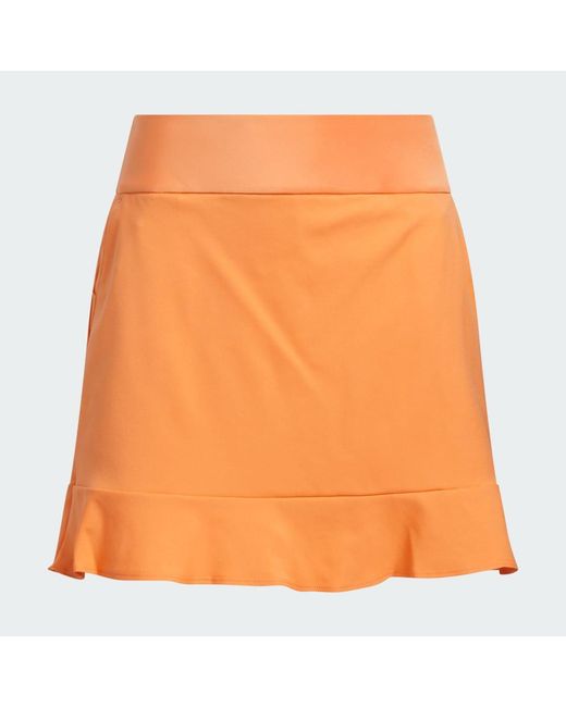 Adidas Originals Orange Ultimate365 Frilled Skort