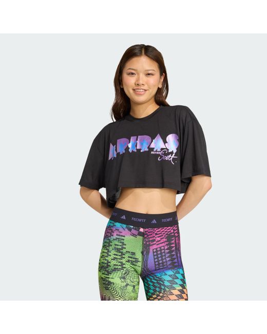 T-Shirt X Jeremy Scott di Adidas in Black