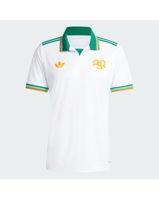 Adidas White As Roma 25/26 Third Jersey for men