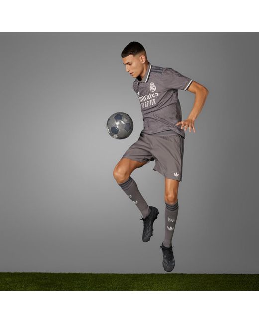 Adidas Gray Real Madrid 24/25 Third Jersey for men