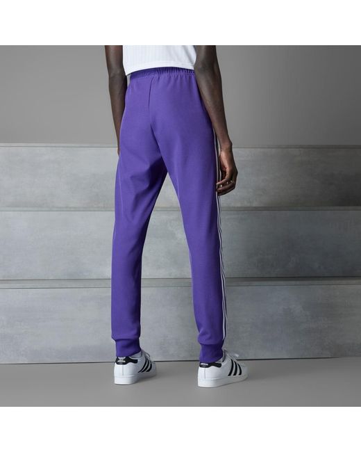 Adidas Blue Real Madrid Terrace Icons Track Pants for men
