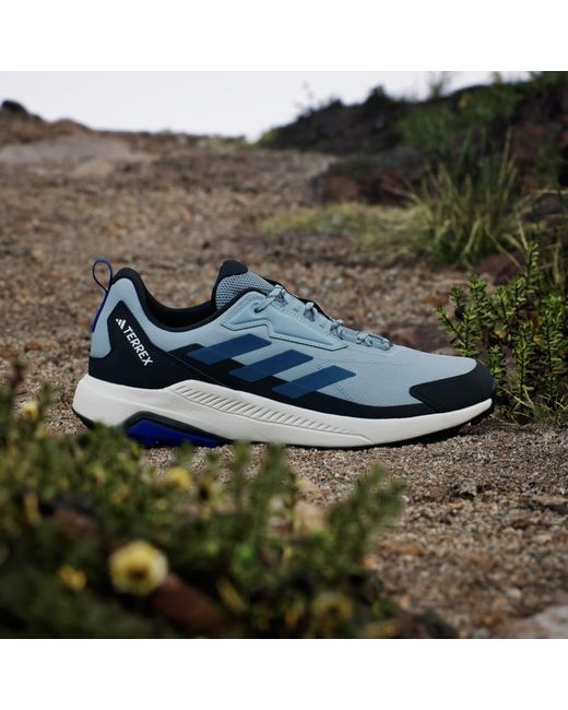Adidas Blue Terrex Anylander Hiking Shoes for men