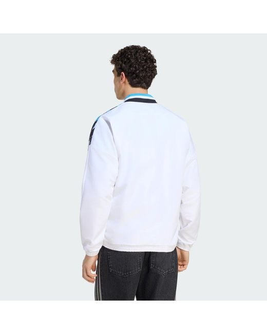Adidas White Newcastle United Fc Stadium Track Top for men