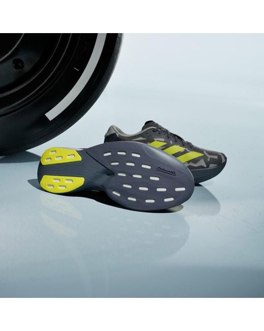 Adidas Yellow Adizero Evo Sl Amg Shoes for men