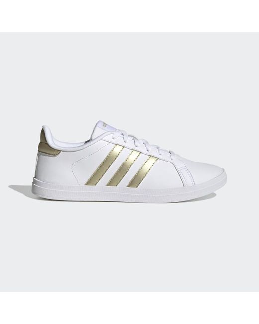 Adidas White Courtpoint Shoes