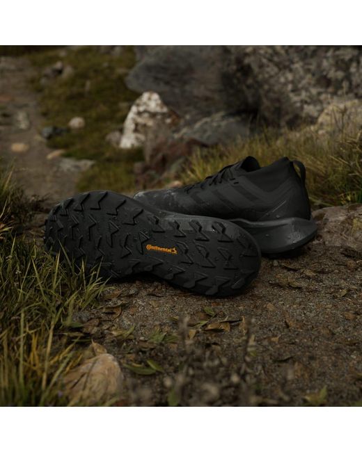 Adidas Black Terrex Agravic Gtx Trail Running Shoes for men