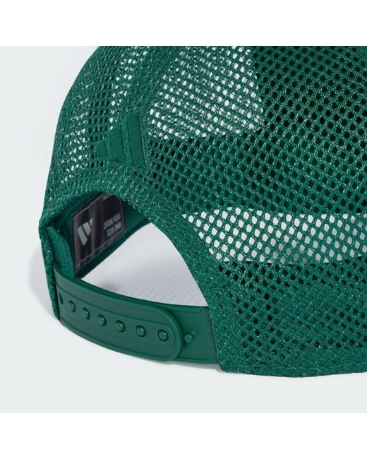 Adidas Green Stadium Graphic Trucker Cap