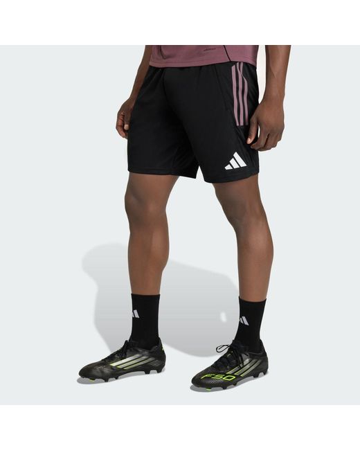 Adidas Black Real Madrid Tiro 25 Competition Training Shorts for men
