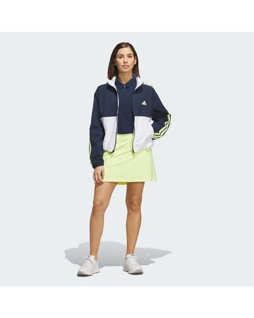 Adidas Blue Beyond The Course Colorblock Twistweave Full-Zip Jacket