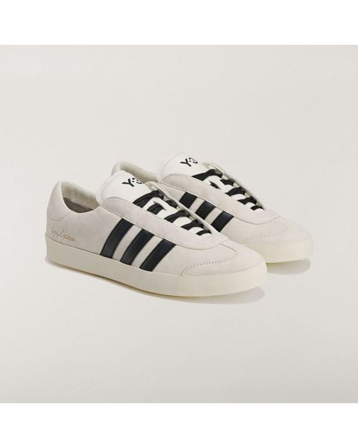 Adidas White Y-3 Gazelle Shoes