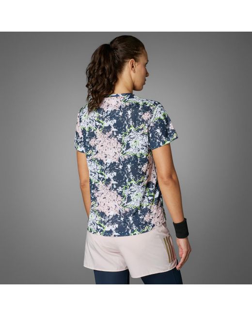 adidas Bmw Berlin Marathon 2024 Allover Print TShirt in Blue Lyst UK