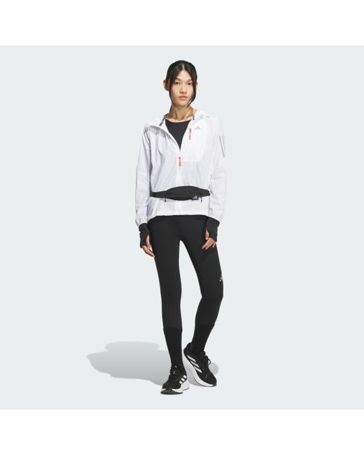 Adidas White Running Belt