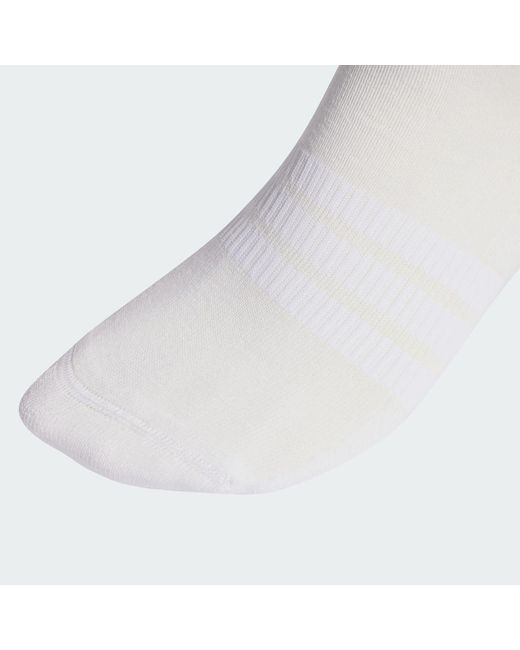 Adidas Originals White Cushioned Crew Socks 6 Pair Pack
