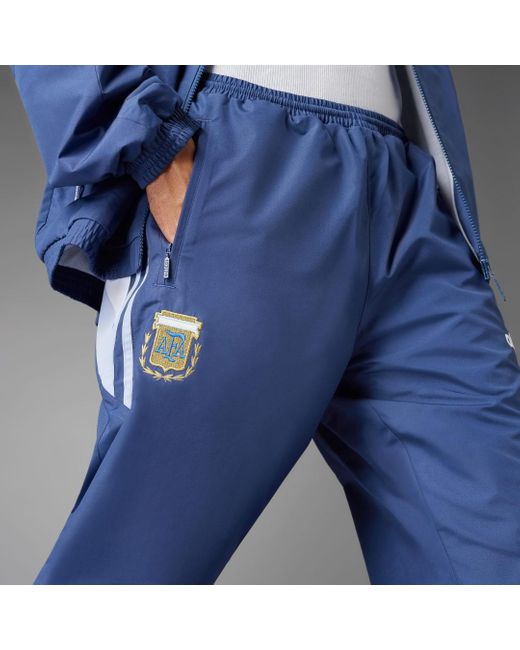 Adidas Blue Argentina 1994 Woven Tracksuit Bottoms