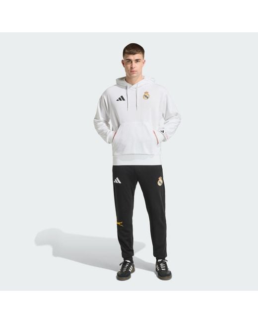Adidas White Real Madrid Avengers Hoodie for men