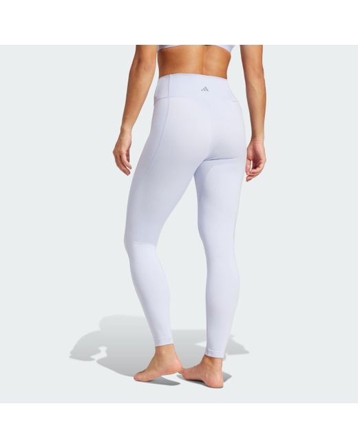 Leggings All Me Essentials Full-Length di Adidas Originals in Purple