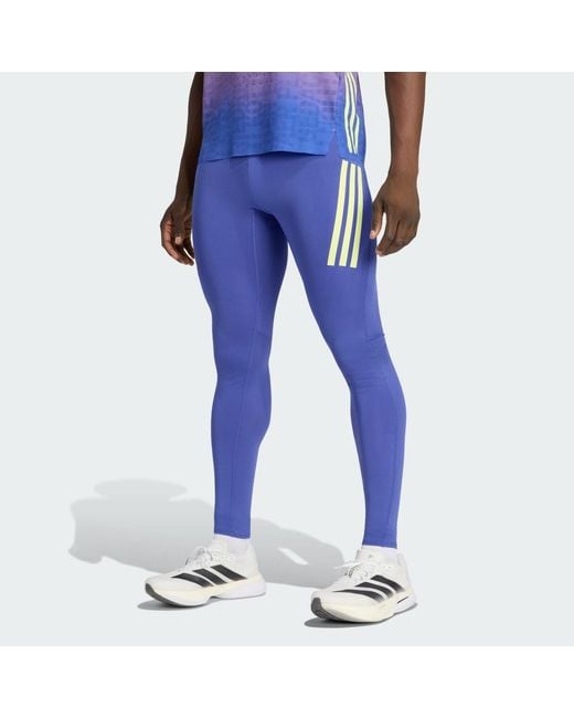 Adidas Blue Bmw Berlin-Marathon 2026 Long Tight for men