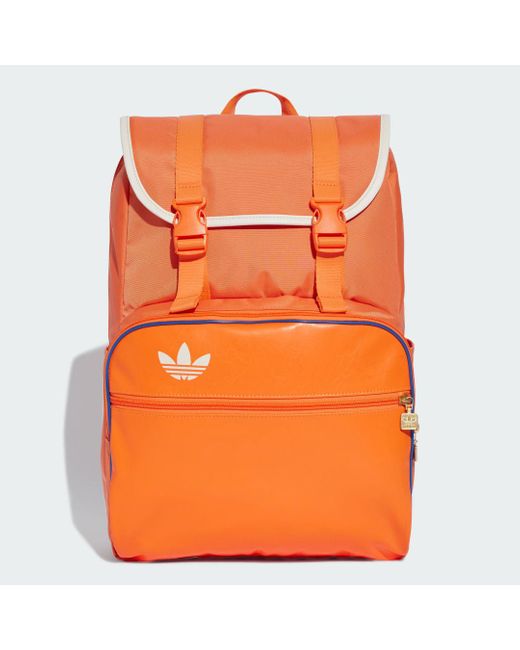 Adidas Orange Flap Backpack