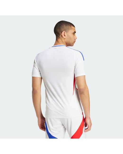 Adidas Blue Olympique Lyonnais 24/25 Home Jersey for men