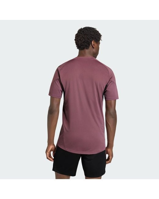 Adidas Purple Football Real Madrid Tiro 25 Competition Training Jersey Jz9009 for men