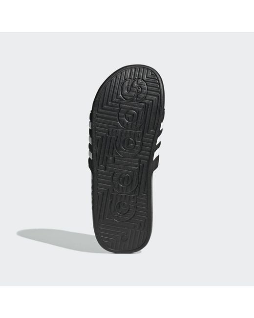 Adidas Black Adissage Slides