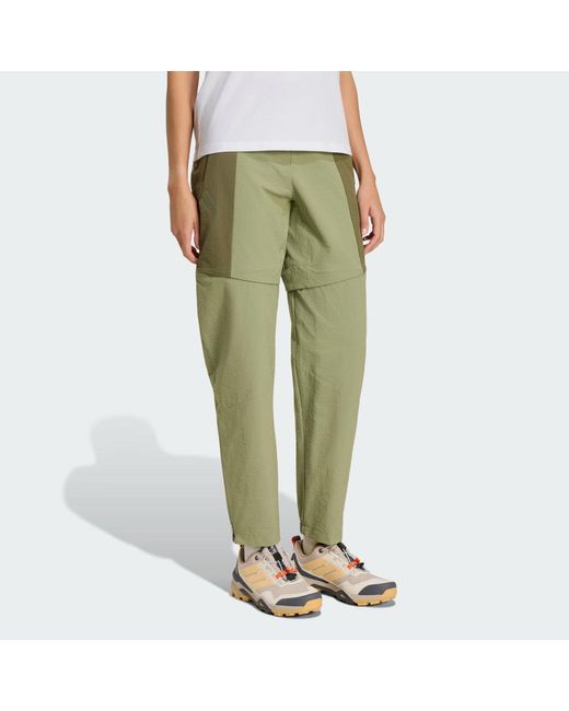Adidas Green Terrex Xperior Utilitas Clima365 Zip-Off Tracksuit Bottoms