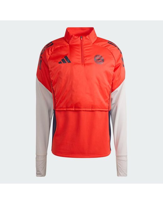 Adidas Red Fc Bayern Tiro 25 Winterized Top for men