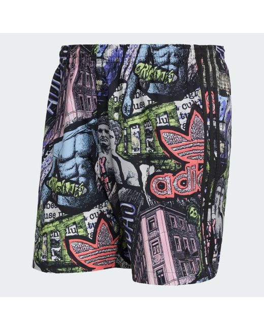 Adidas Black X Jeremy Scott Pride Aop Shorts