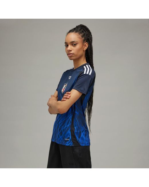 Adidas Blue Japan X Y-3 24 Home Jersey