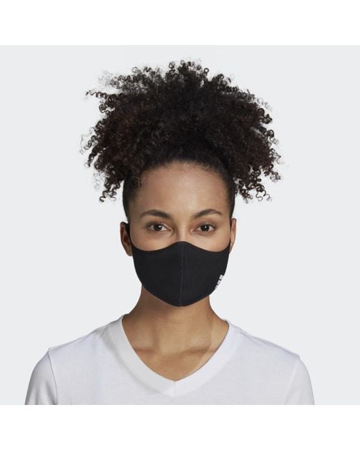 adidas Synthetisch Mondkapje 3-pack M/l in het Zwart - Lyst