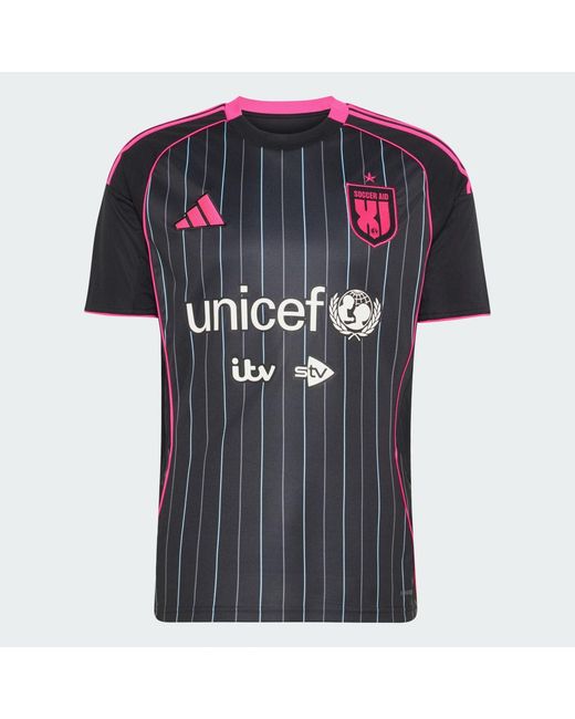 Adidas Blue Soccer Aid Jsy 2026 for men