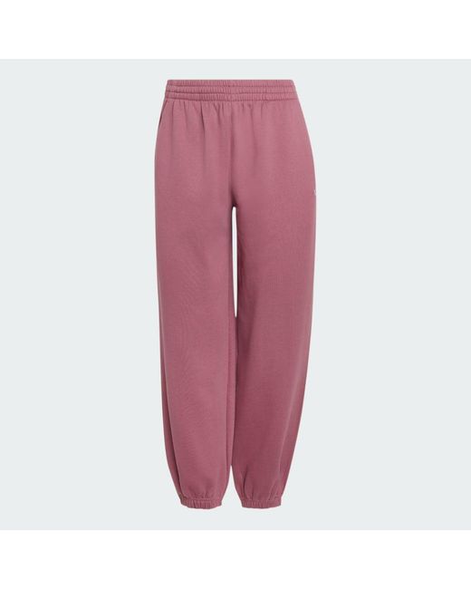 Adidas Originals Red Pants Adidas Essentials Loose Fleece Joggers
