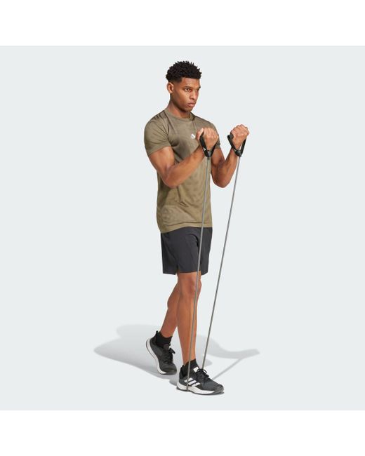 Adidas Green Gym+ Training Seamless T-Shirt for men