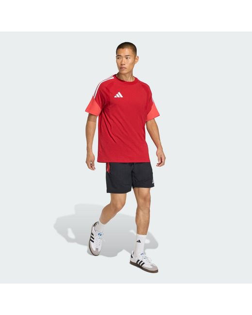 Adidas Blue Tiro 26 Competition Downtime Shorts for men